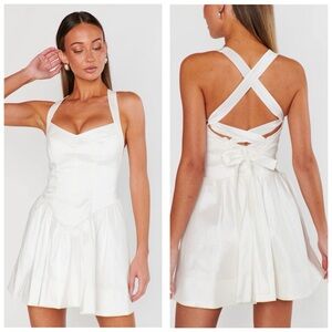 ShowMeYourMumu Abigail Mini Dress - White